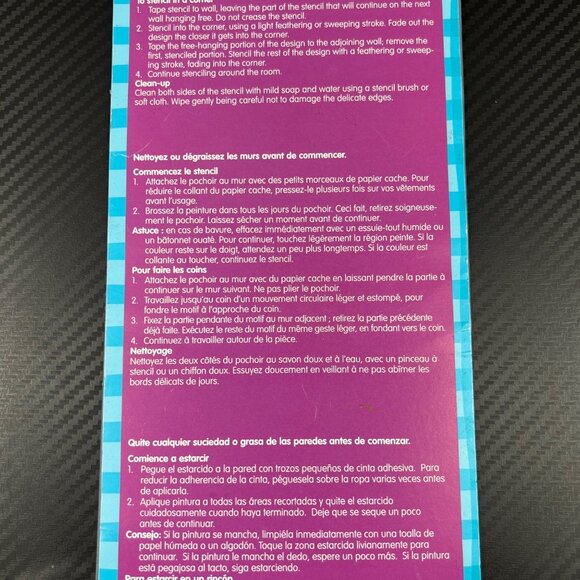 Disney Winnie The Pooh Border Stencil 5"x14" Bees Dragonflies Crafts Walls Decor - Picture 6 of 7